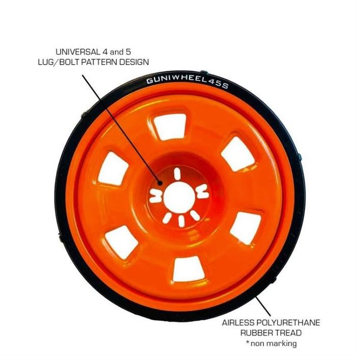 GUNIWHEEL GW.2445S 45S Universal Lug Pattern Shop Wheel, Each
