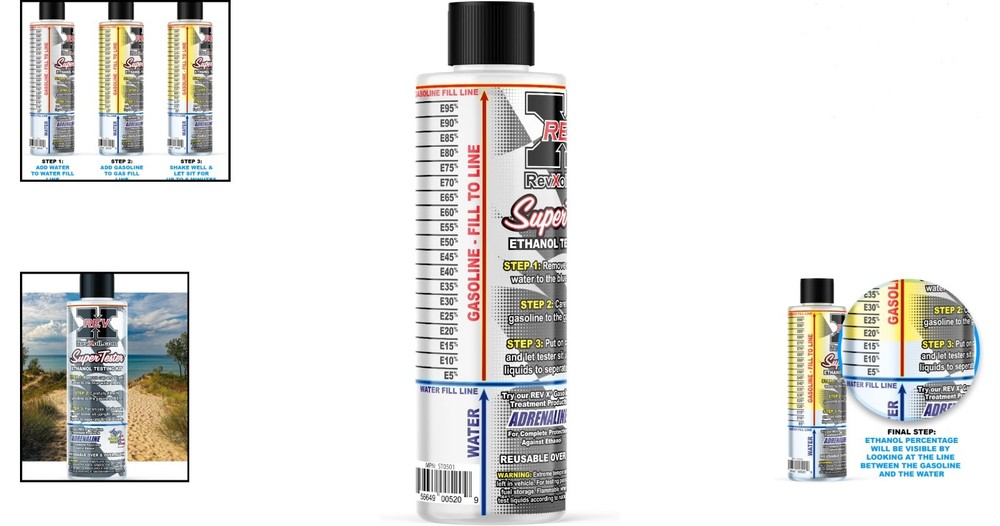 E85 Gasoline Ethanol Kit Reusable E10 E15 E20 E25 Detection Tool