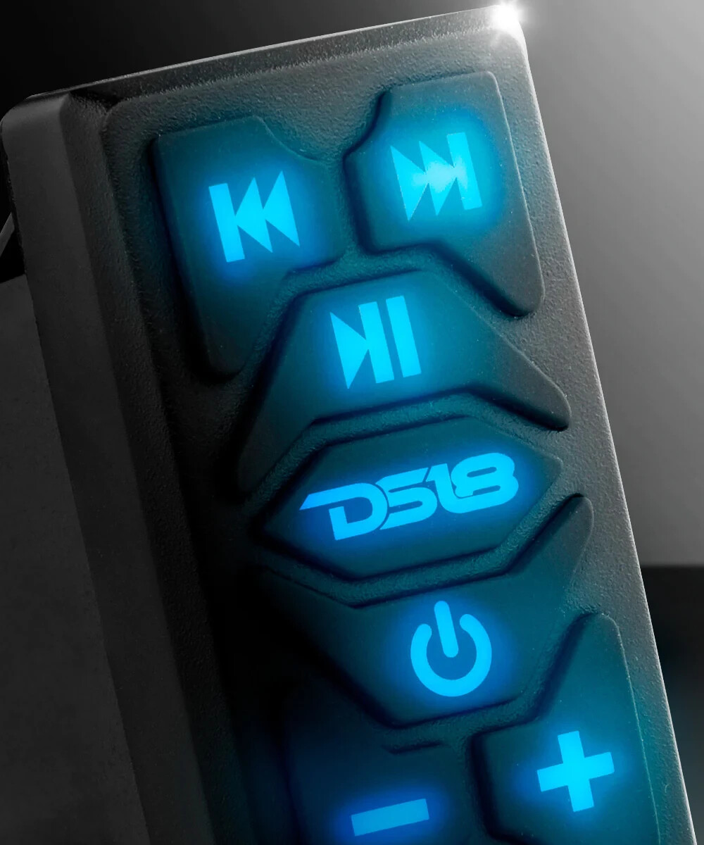 DS18 Waterproof Bluetooth Rocker Switch Audio Streamer Receiver Controls RKS-BT