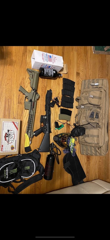 pneumatic HPA airsoft gun lot