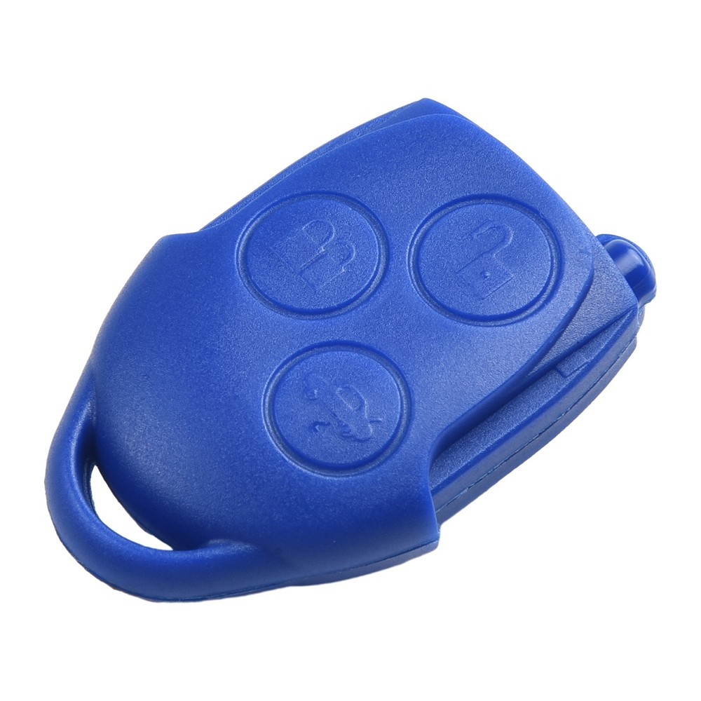 KEY CASE Key Shell ABS Blue Control Replacement For Ford Focus Transit