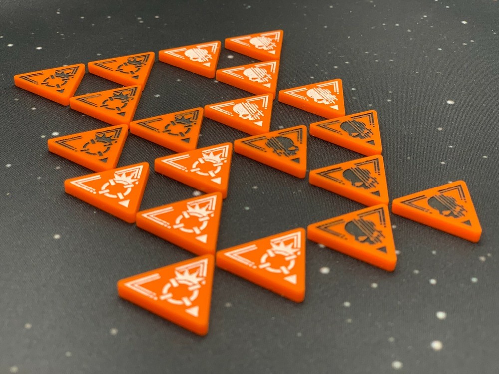 Complete Double Sided Acrylic Token Set for Warhammer Kill Team 2.0