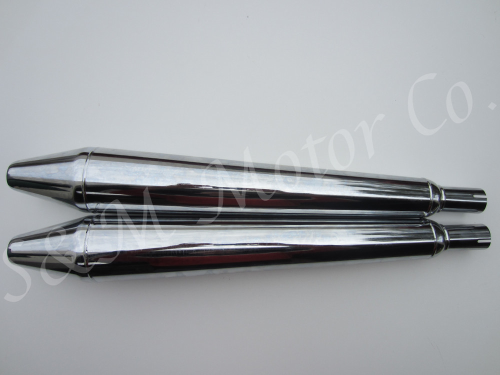NORTON SILENCER MUFFLER SET ROADSTER FASTBACK COMMANDO 06-1978
