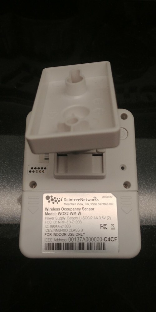 Daintree Networks ge Wireless Occupancy Sensor, Wall Mount WOS2-WM-W