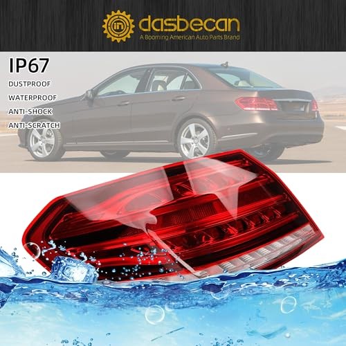 Driver Left Side Tail Light Assembly Compatible with 2014-2016 Rear Left