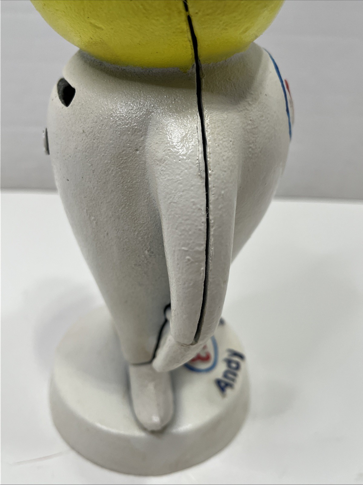 Vintage Esso Oil Andy Slick Cast Iron Coin Bank Original Paint