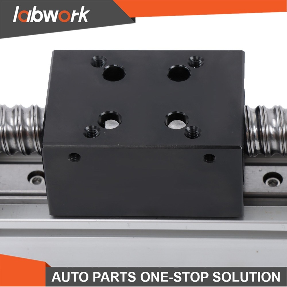 Labwork 50mm Mini Linear Guide Rail Stage Actuator Screw Motion Nema23 Stepper