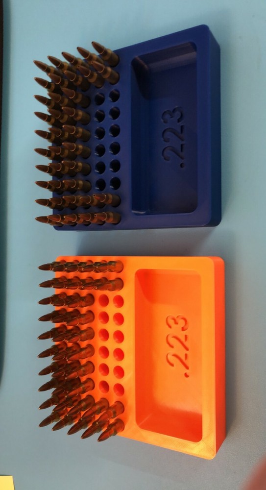 3D Printed .223 Reloading Tray 50 spots