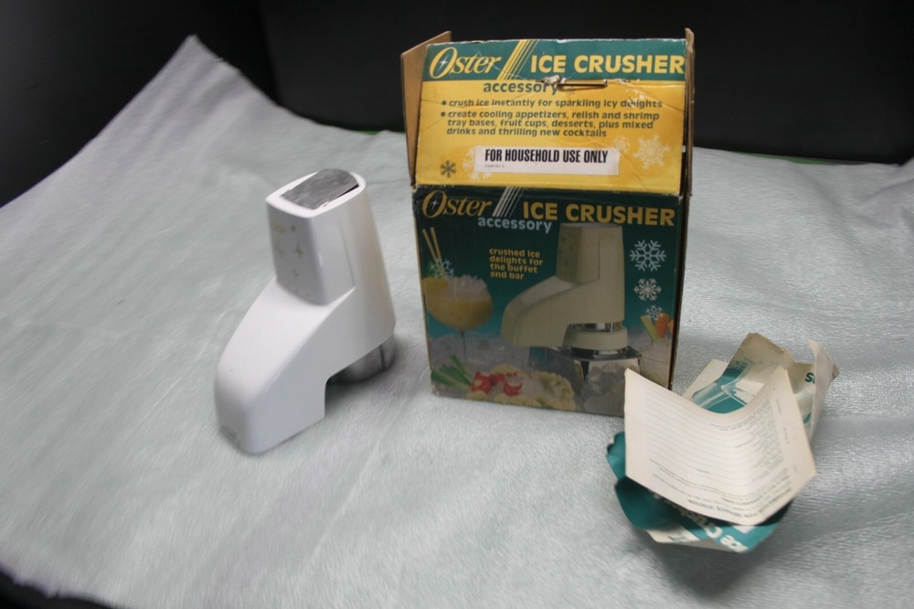 Vintage Oster Regency Icer Attachment - Ice Crusher Accessory