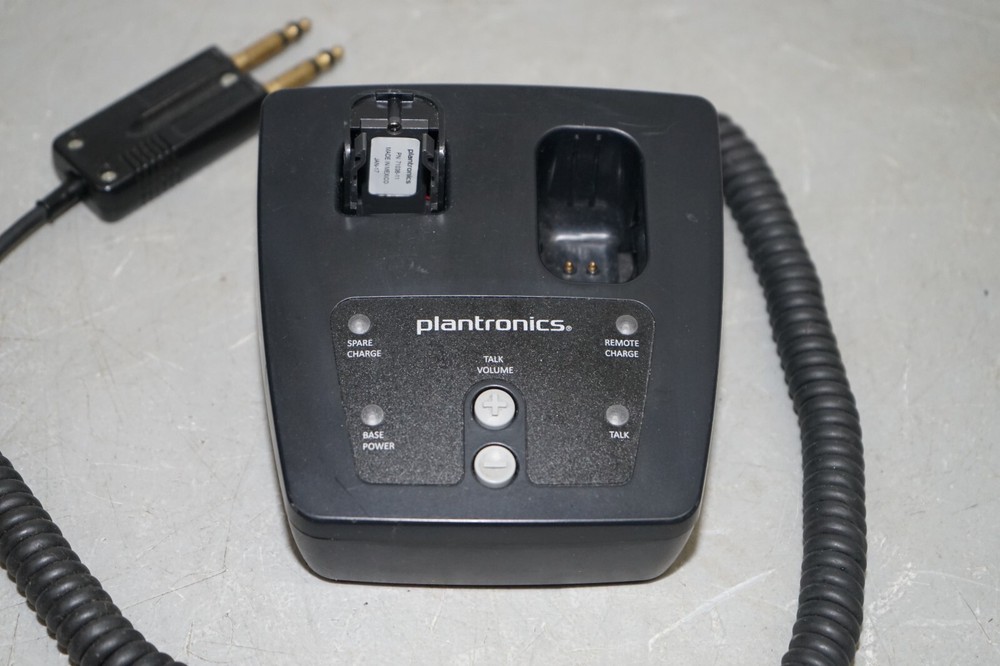 ^ Plantronics SHS2900-01 Push-to-Talk Headset Adapter Base #X4544