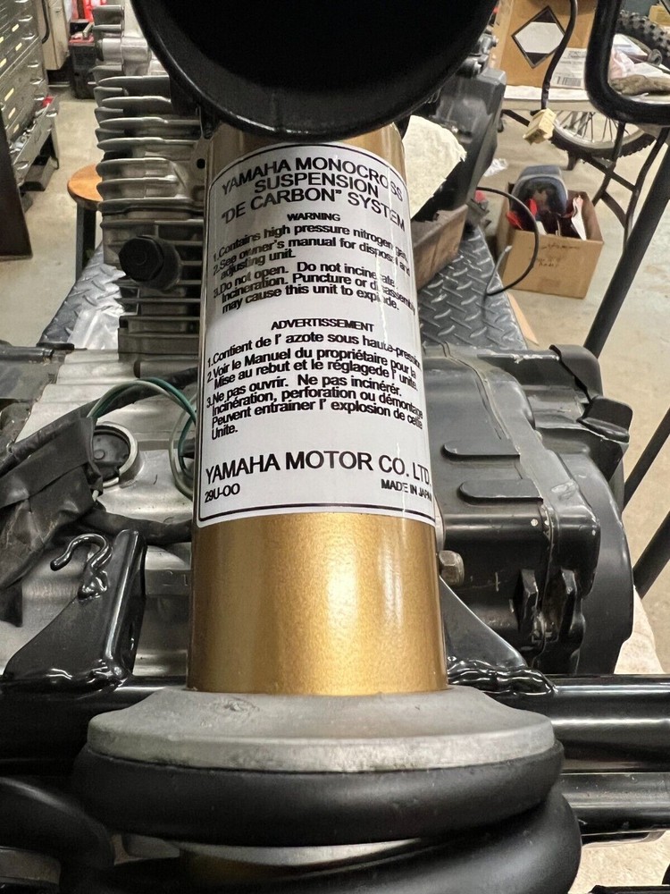 YAMAHA 225DX SHOCK DECAL YTM225