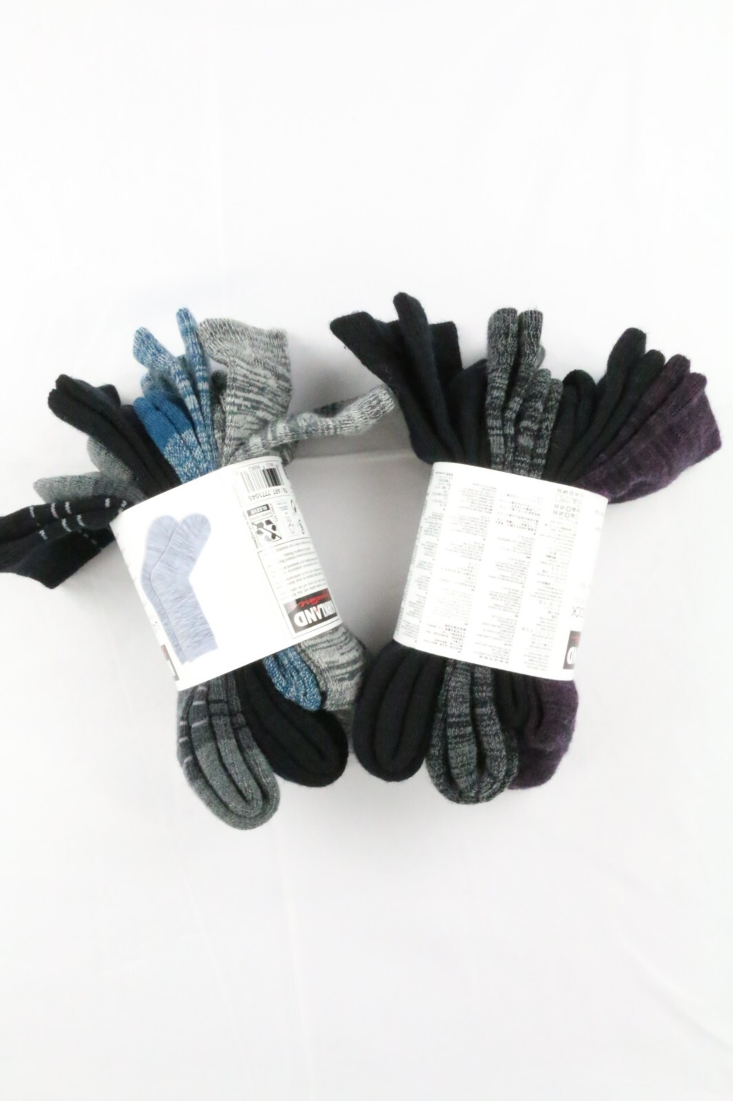 4 Pairs Kirkland Signature Women Ladies Extra Fine Merino Wool Blend Crew Socks