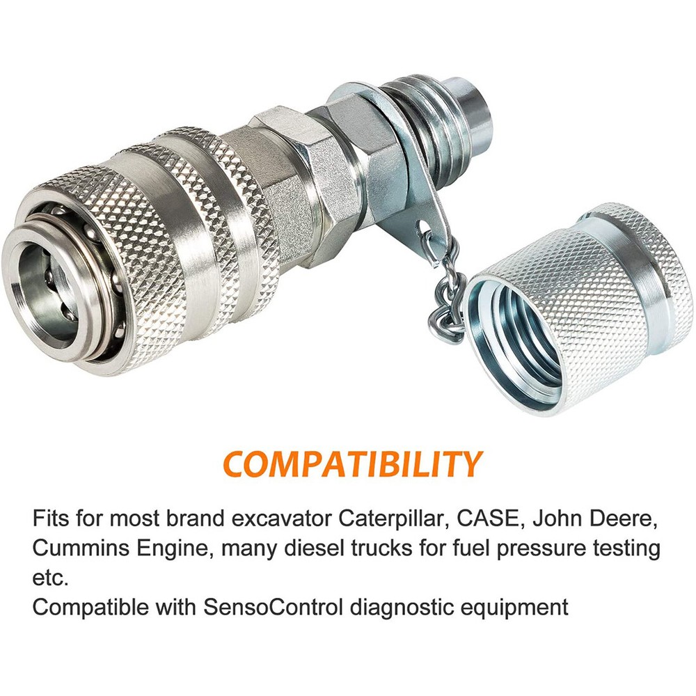 Hydraulic Pressure Test Coupling Kit Connecting Quick for PD Series Coupler
