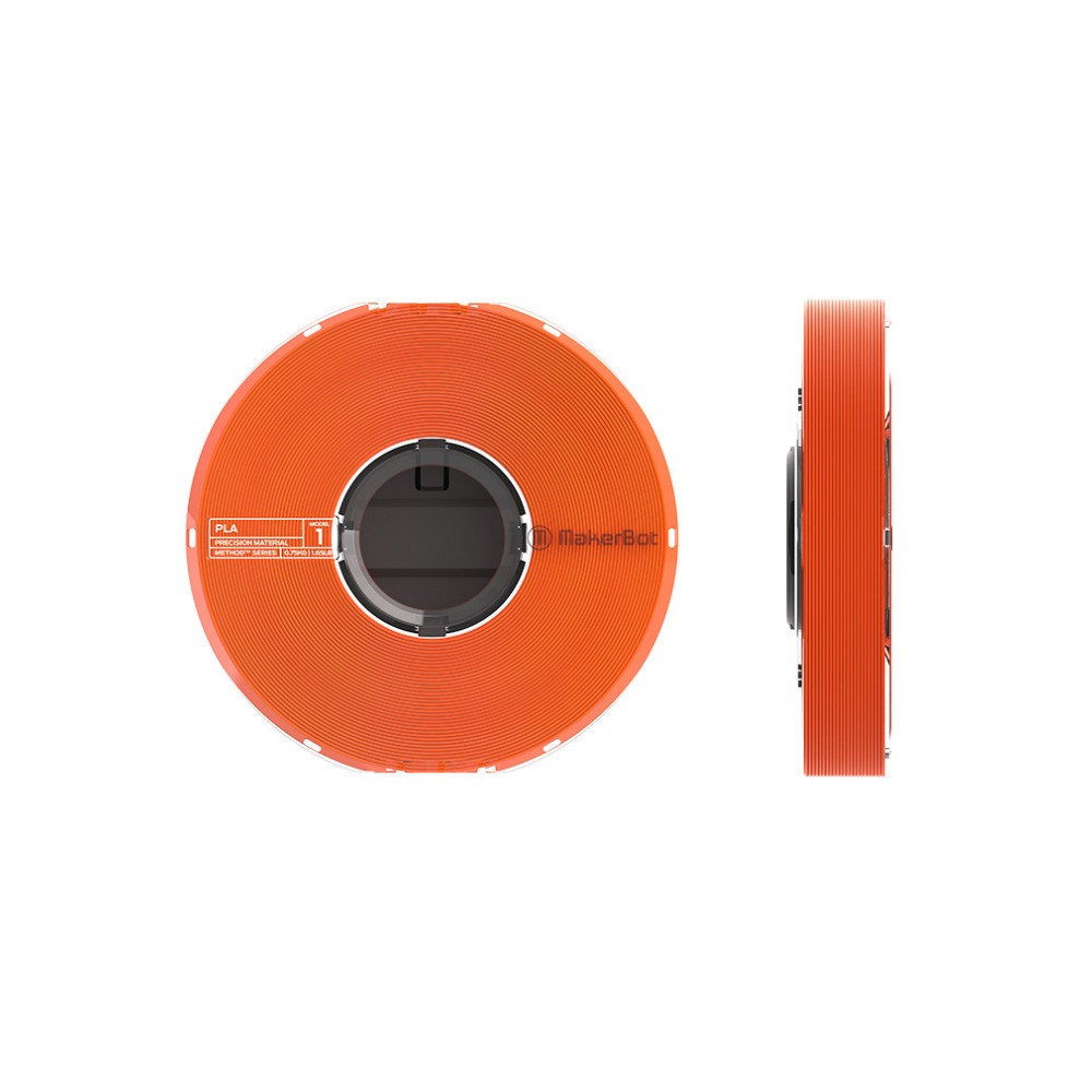 MakerBot PLA Filament Spool for Method 3D Printer 0.75kg (True Orange)