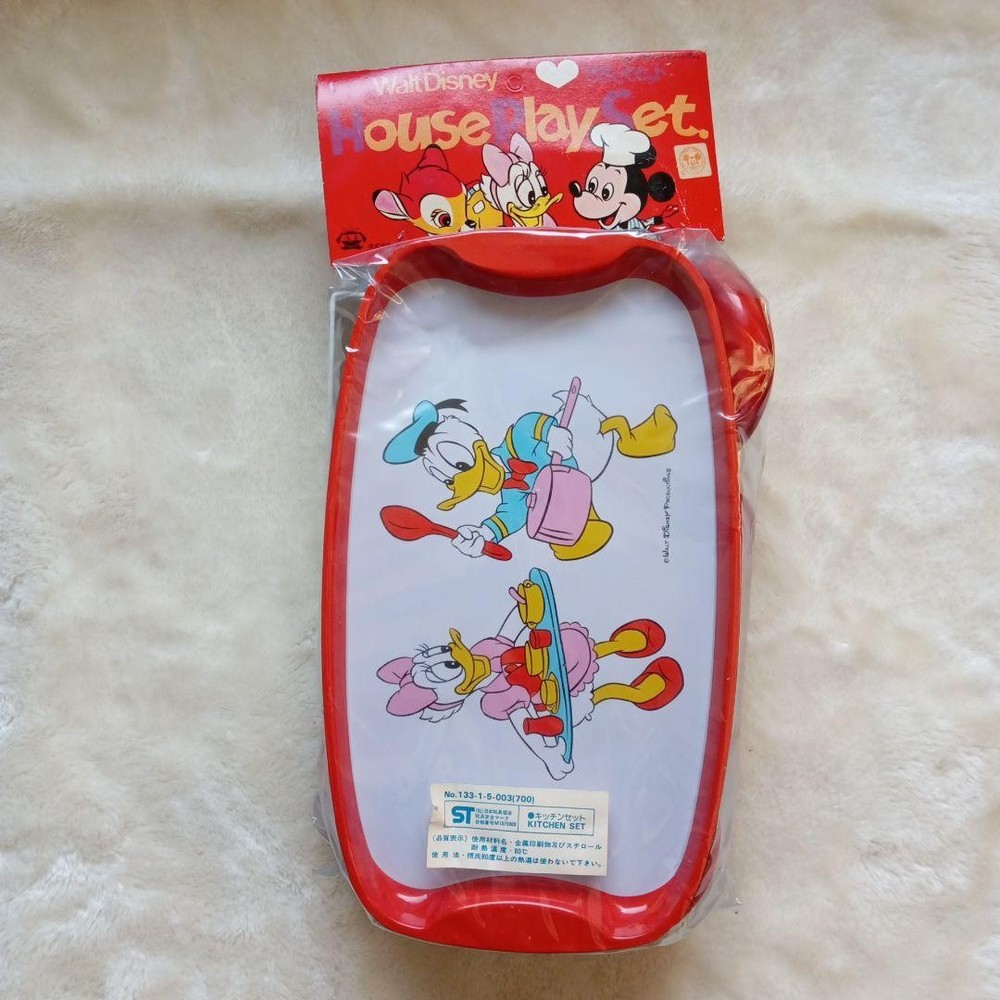 Showa retro! mickey mouse kitchen set