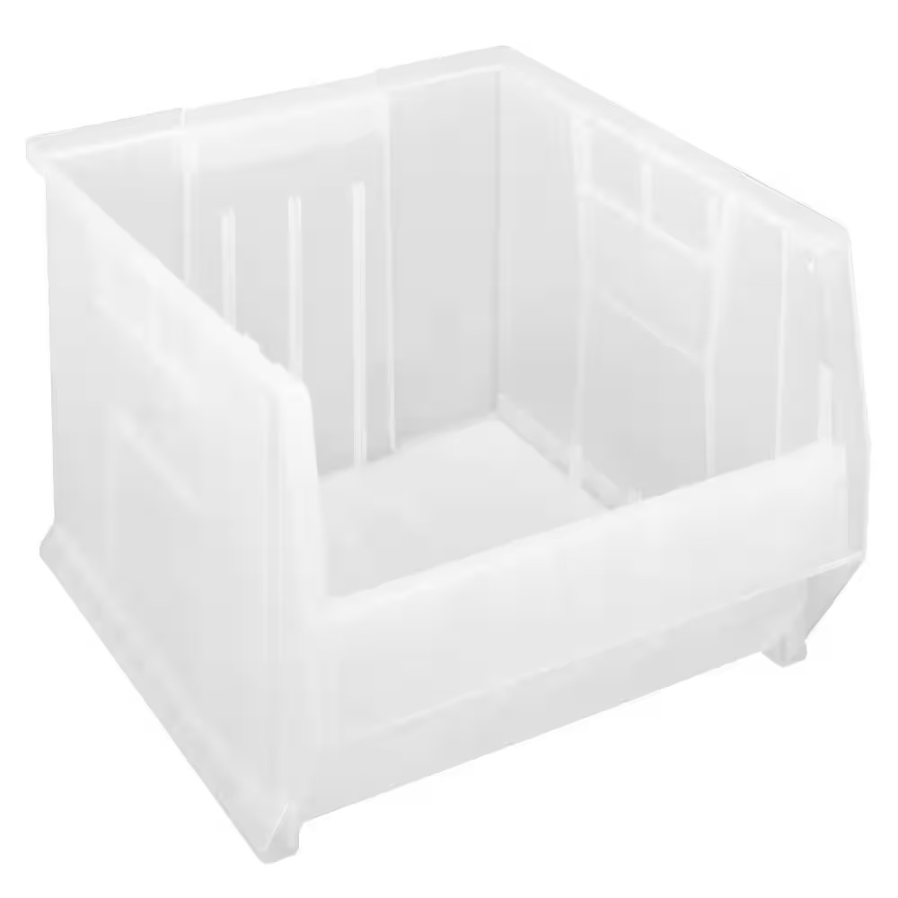 Quantum Hulk 28 Gal. Storage Tote in Clear (1-Pack)