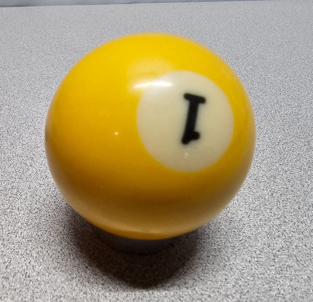 VTG Replacement Billiard Pool Ball 2 1/4" Diameter Standard # 1 Solid Yellow***