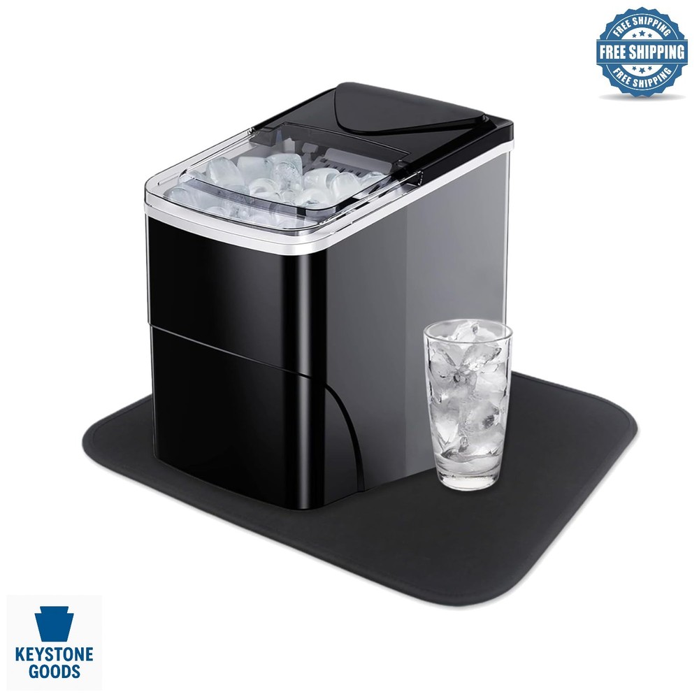 Absorbent Countertop Ice Maker Mat for Drying & Protection