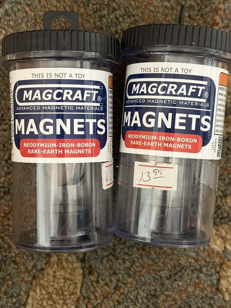 Rare Earth Magnets, 4 Different Sizes
