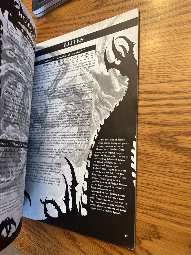 CODEX TYRANIDS 3rd Edition 2001 Games Workshop Warhammer 40000 40K