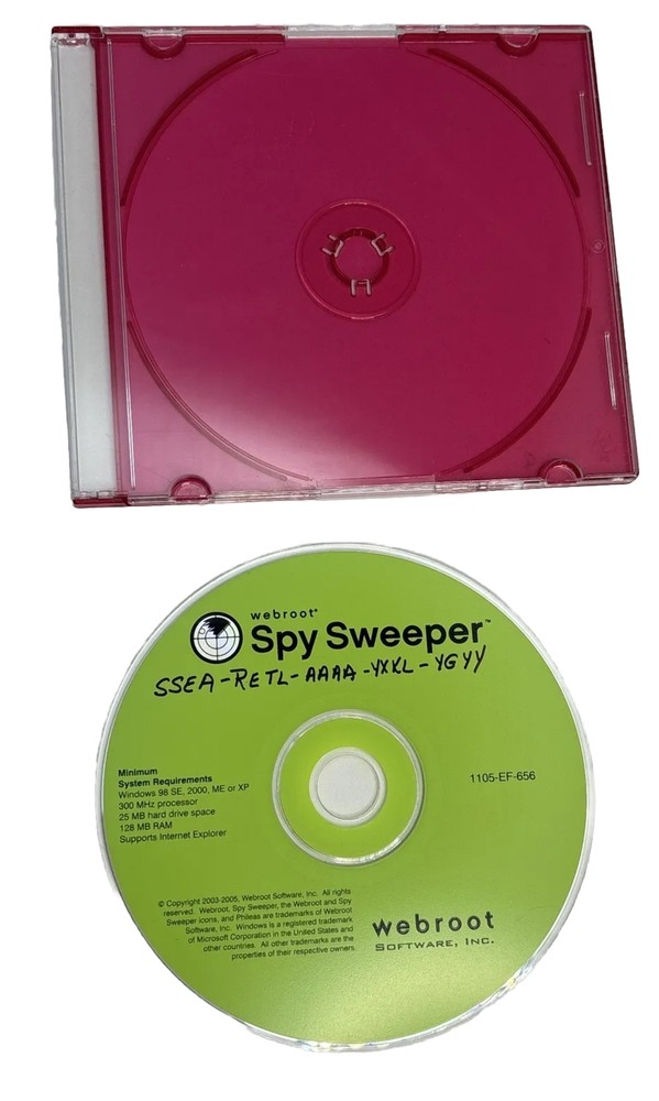 Webroot Spy Sweeper CD Rom Brand  2004