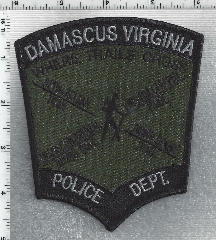 Damascus Police (Virginia) 1st Issue Subdued Shoulder Patch