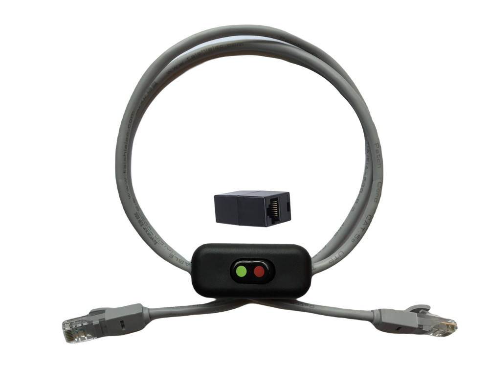 Cut Off Switch for Ethernet Cable Cord New