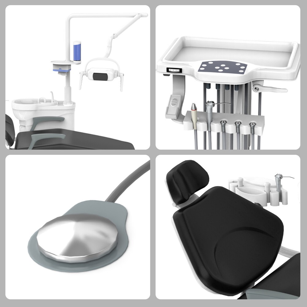 Dental Unit Chair Computer Controlled DC Motor with Stool / Implant Motor System
