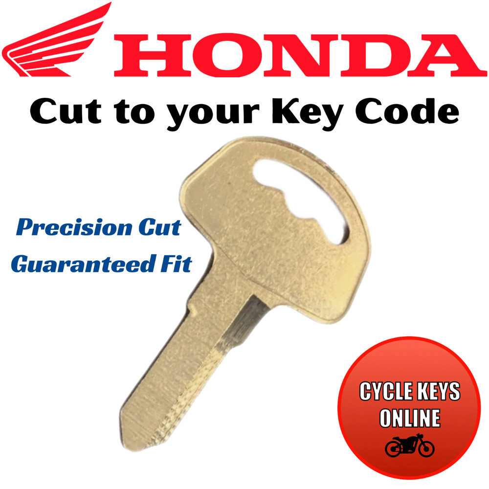 Honda ATC Keys 3 Wheelers ONLY Cut to Code key codes 101-820
