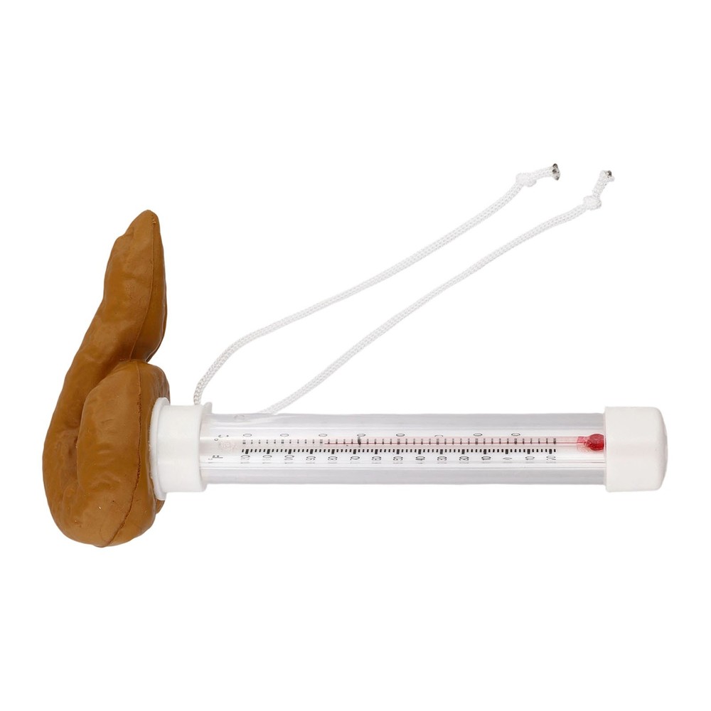 Pool Water Temperature Thermometer Floating Poop Design Easy Read Display