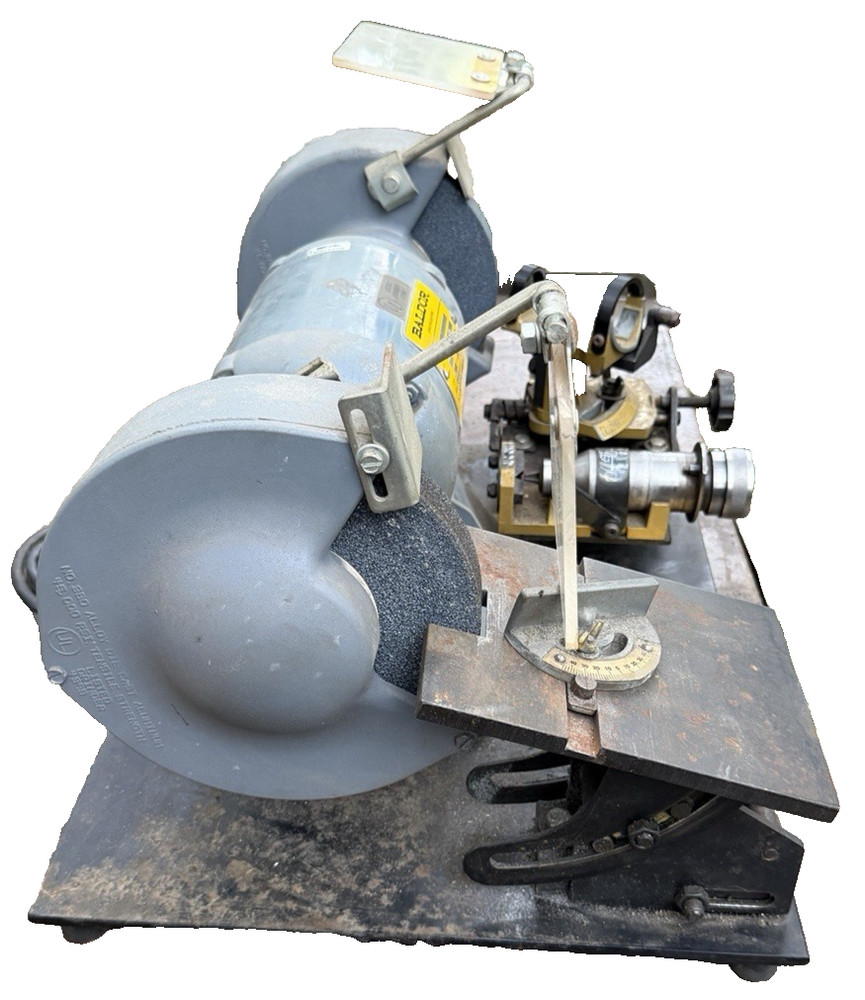 Glendo Sharpening Center Darex Drill Grinding Baldor Grinder Lathe Tool Bit Tabl