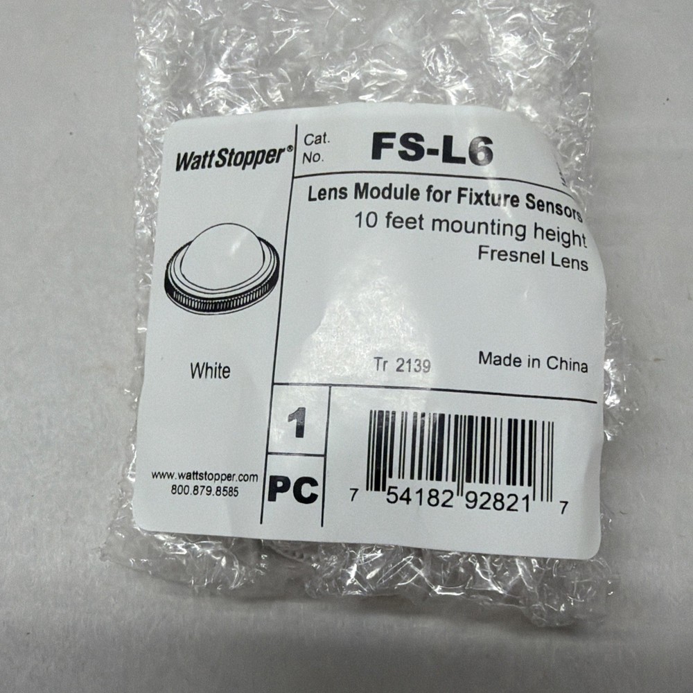 NEW WattStopper FS-355 Light Sensor Control Module with FS-L6 Sensor Lens Set