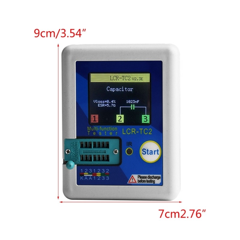 Colorful Display Transistor Tester Multimeter For Diode Triode