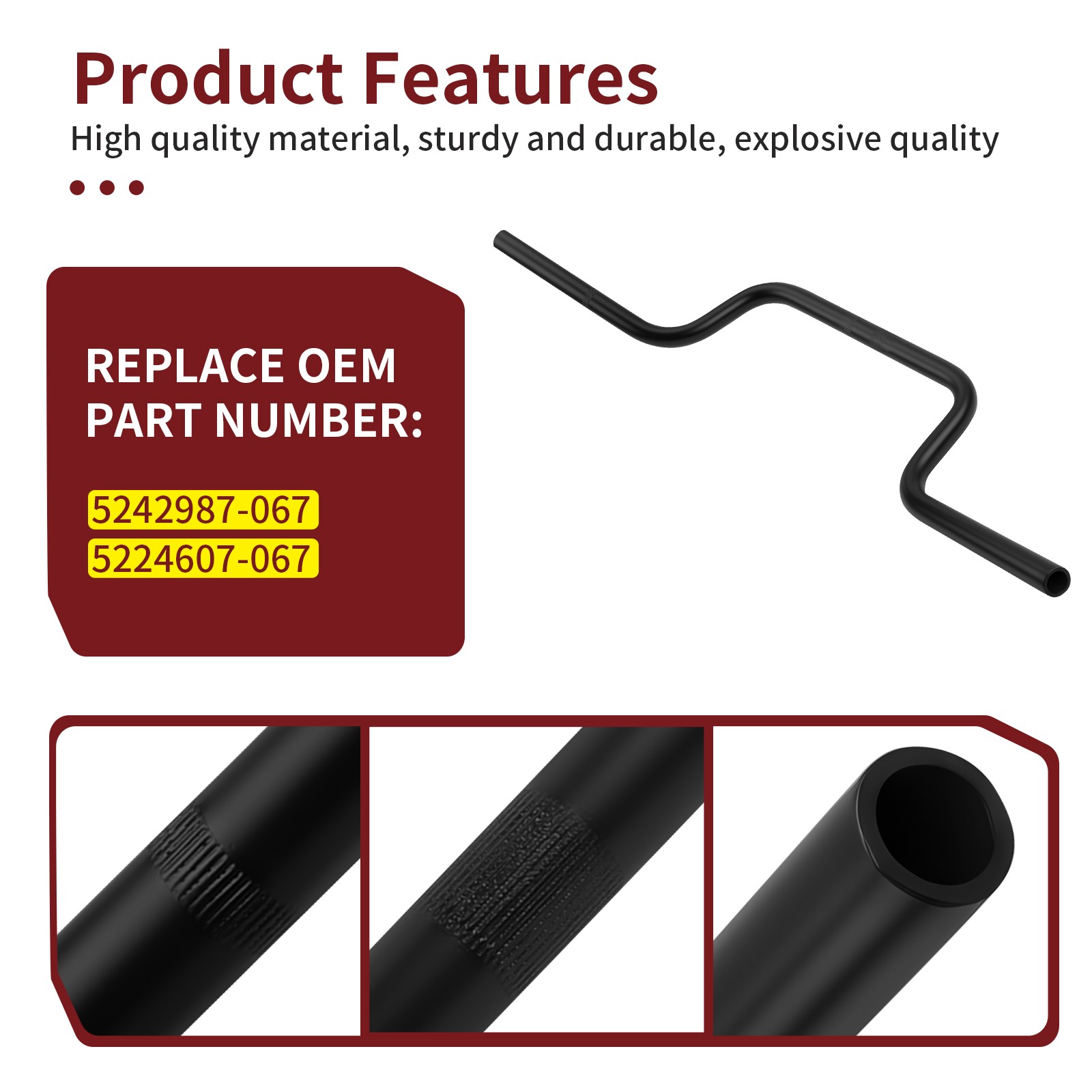 Heavy Duty Handlebar For Polaris Sportsman 335 400 500 600 700 800 MV7 1996-2005