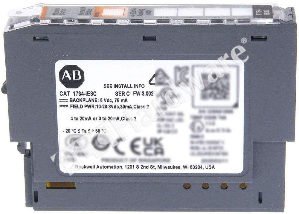 Surplus Open Allen Bradley 1734-IE8C Ser C POINT I/O 8-Ch Current Input Module