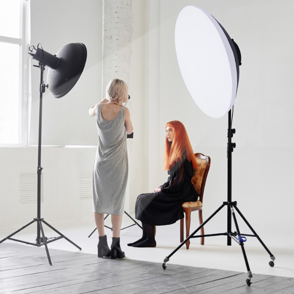 Reflector Beauty Dish Standard Bowens Mount Flash Head Strobe Mount for Studio