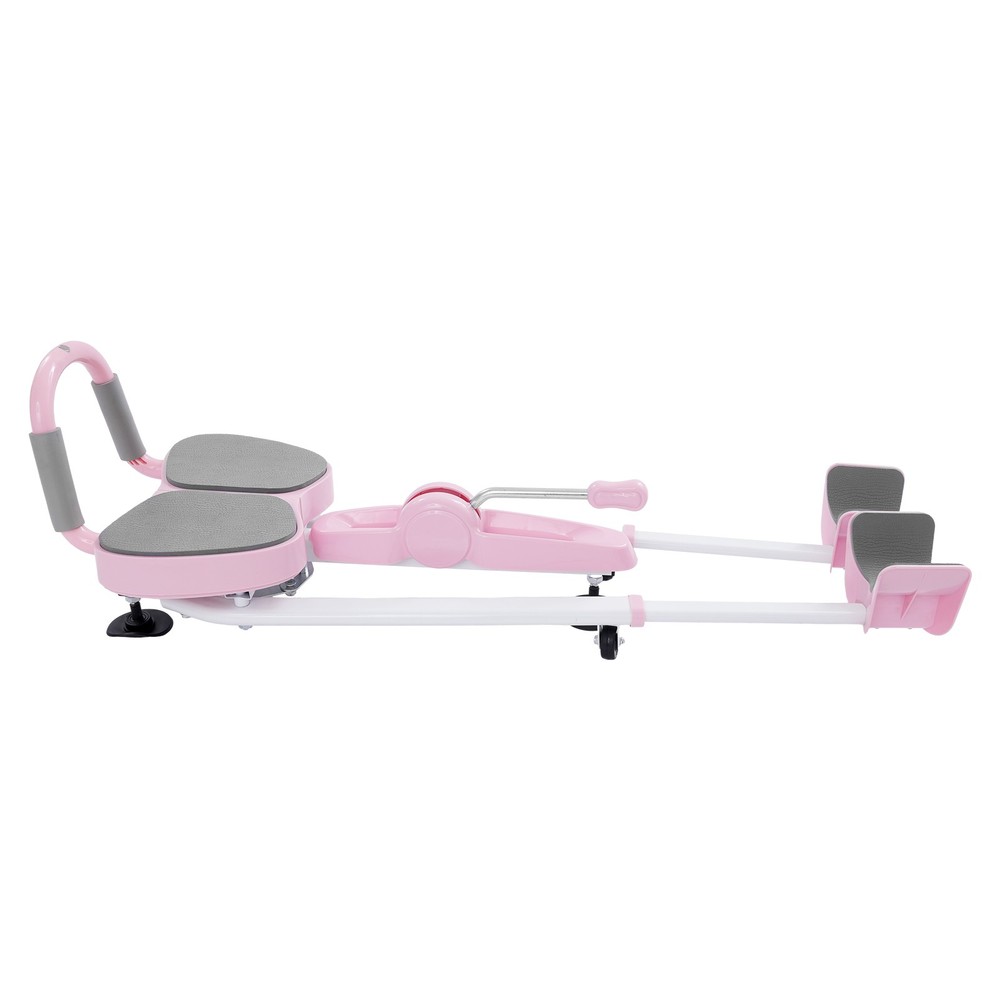 Adjustable Leg Stretcher for Flexibility and Exercise - Heavy Duty, Pink