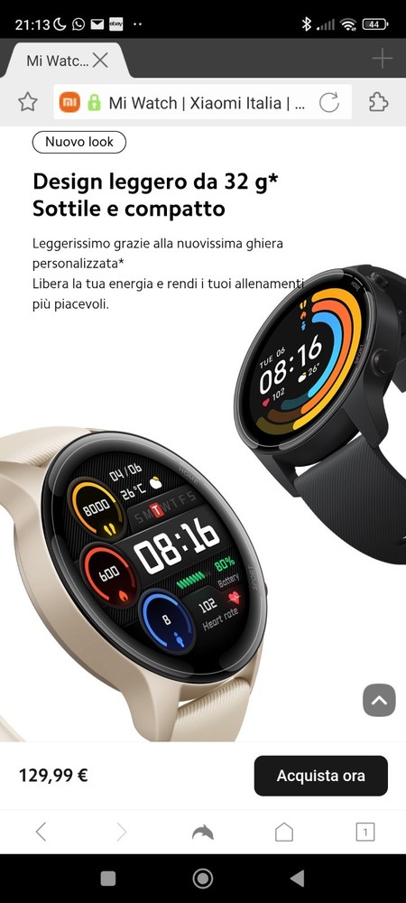 Mi Watch Model XMWTCL02