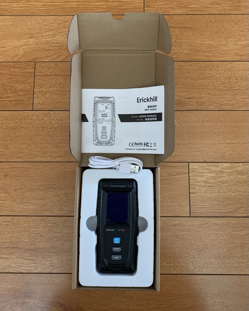 ERICKHILL EMF Meter, Detects Electric and Magnetic Fields, Handheld Digital...
