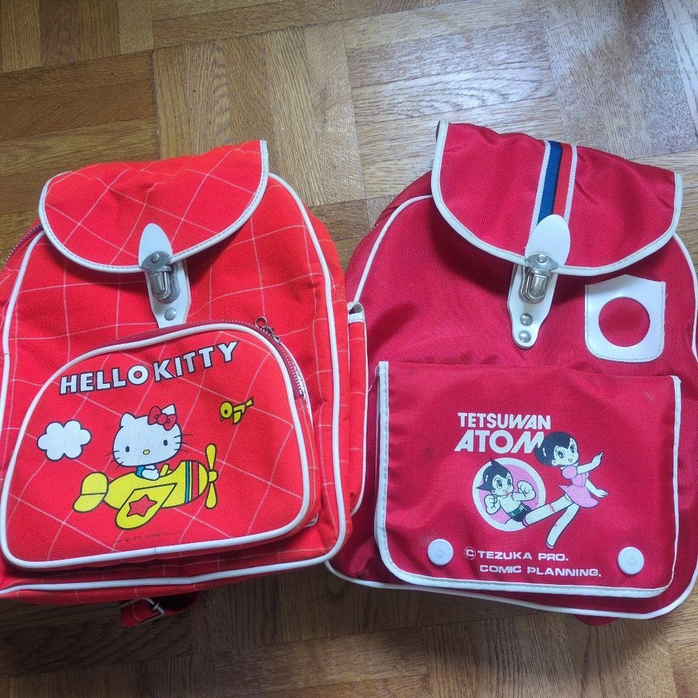 HELLO KITTY Astro Boy Backpack Showa Retro