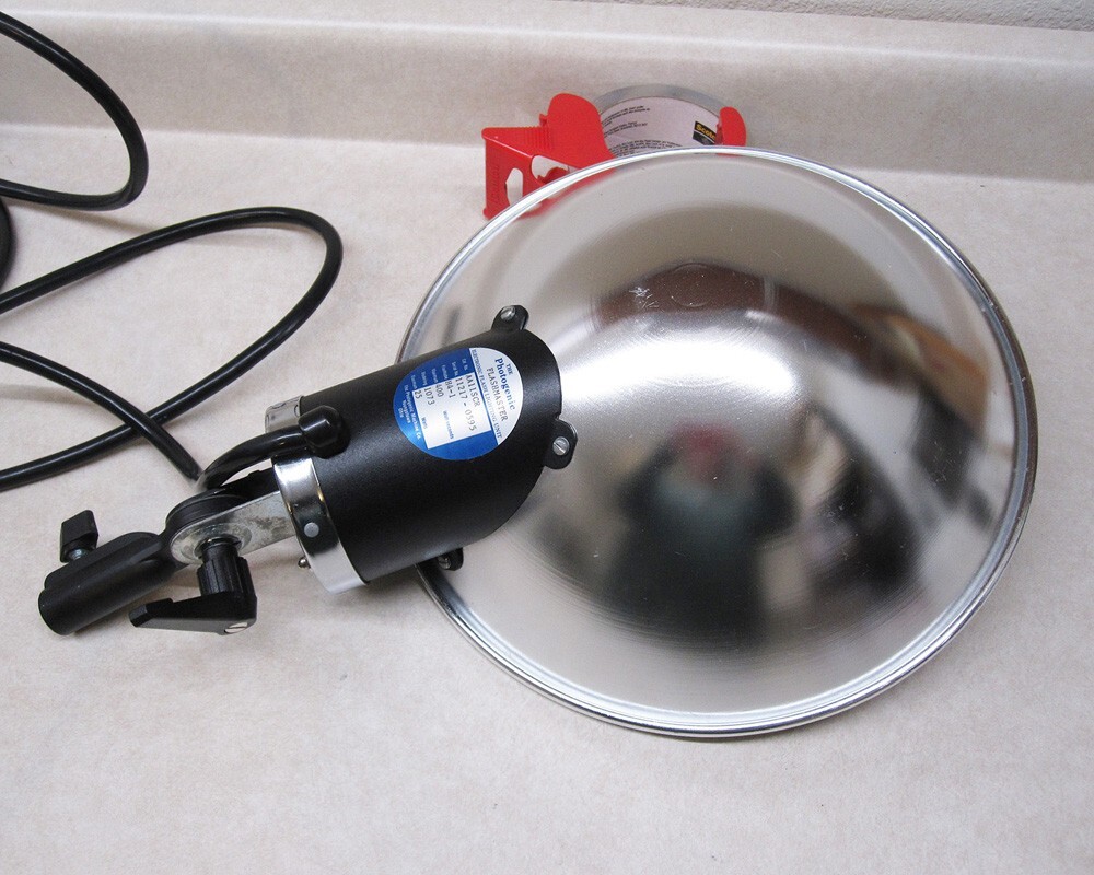 Photogenic Flashmaster AA11SCR Flash Head Diffuser Flash Tube & Modeling Lamp