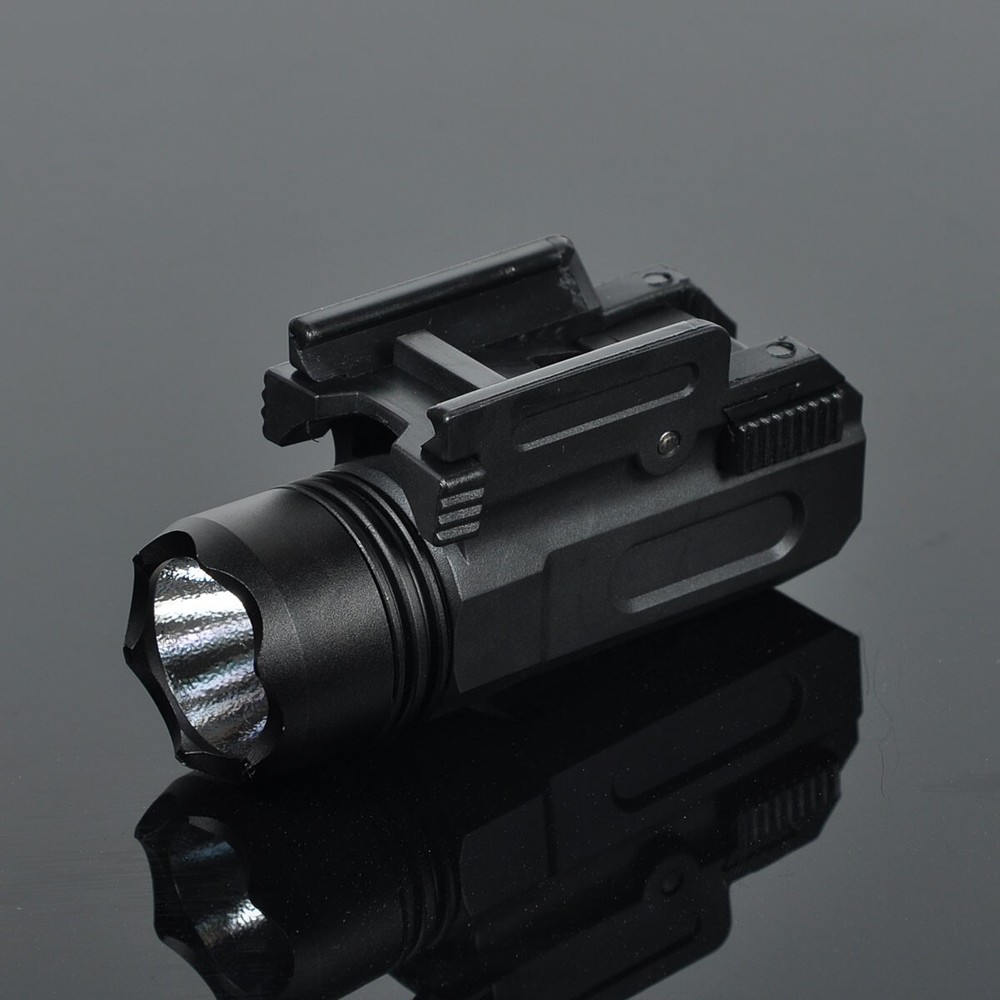 Tactical Airsoft Glock Flashlight Red Dot Laser Sight Combo for Picatinny Rail