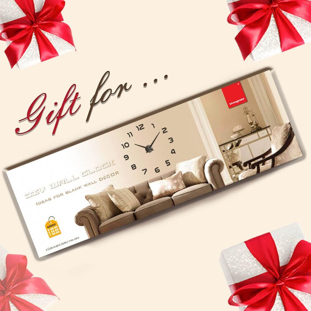 Large Wall Clock for Living Room Decor