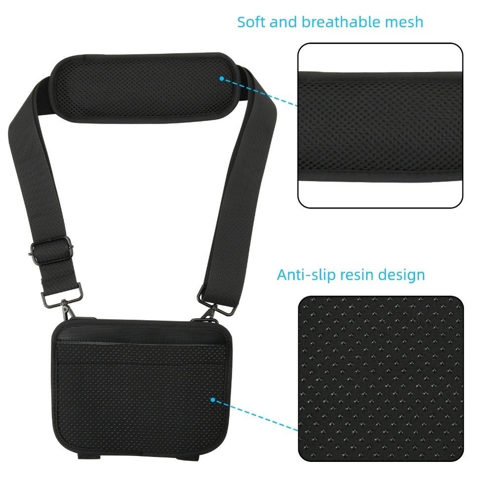 Black Nylon Shoulder Strap Designed for JBL One Two Three Portable Use