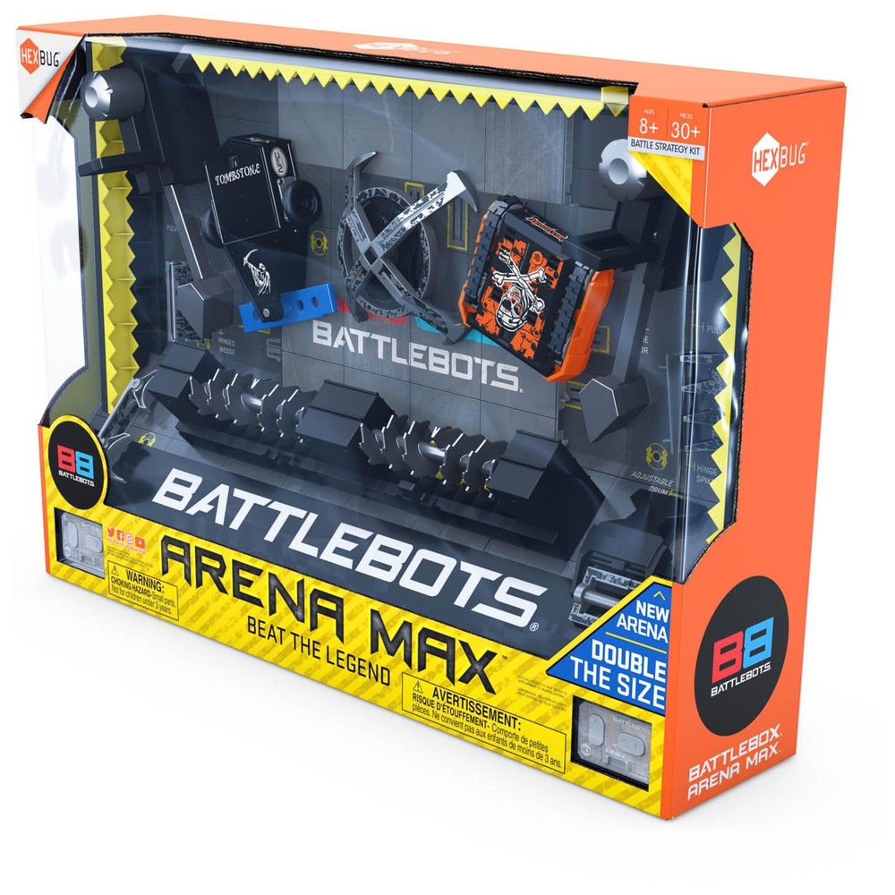 HEXBUG BattleBots Arena MAX, Multiplayer Robot Board Game for Kids, Remote...
