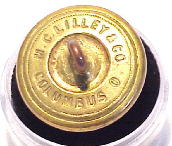 Indian Wars - EAGLE INFANTRY OFFICER'S COAT BUTTON