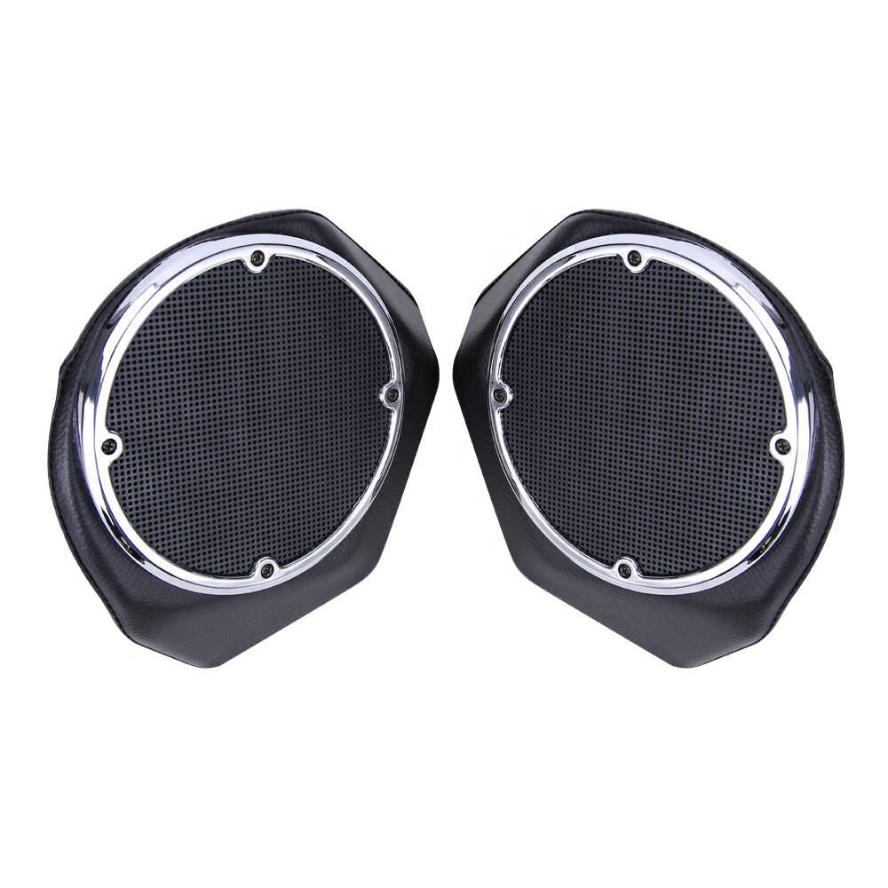 King Rear Trunk 6.5" Speaker Pods For Harley Tour Pak Road Street Electra Glide