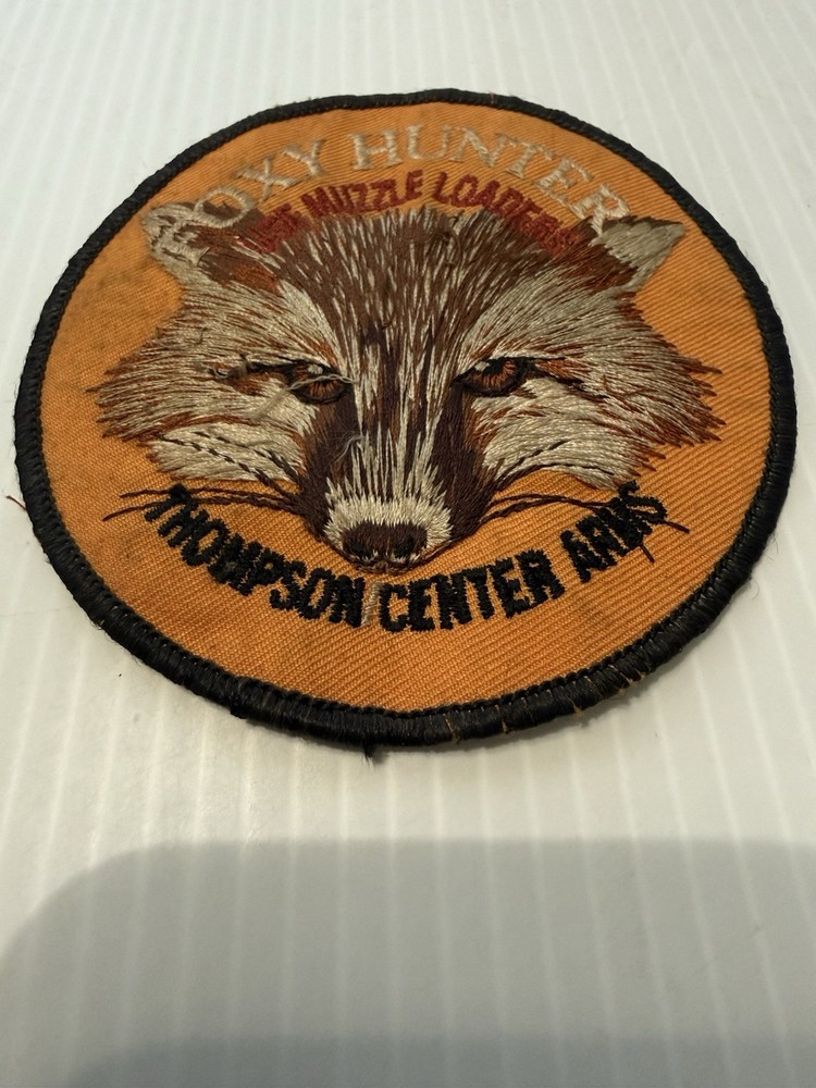 Vintage: Thompson Center Arms 4” Diameter Patch Foxy Hunters Use Muzzle Loaders