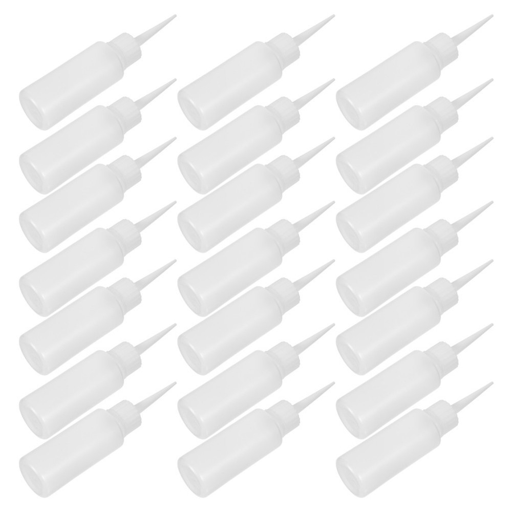 100 Pcs Sewing Agent Bottle with Fine Tip Empty Plastic Dropper Bottles
