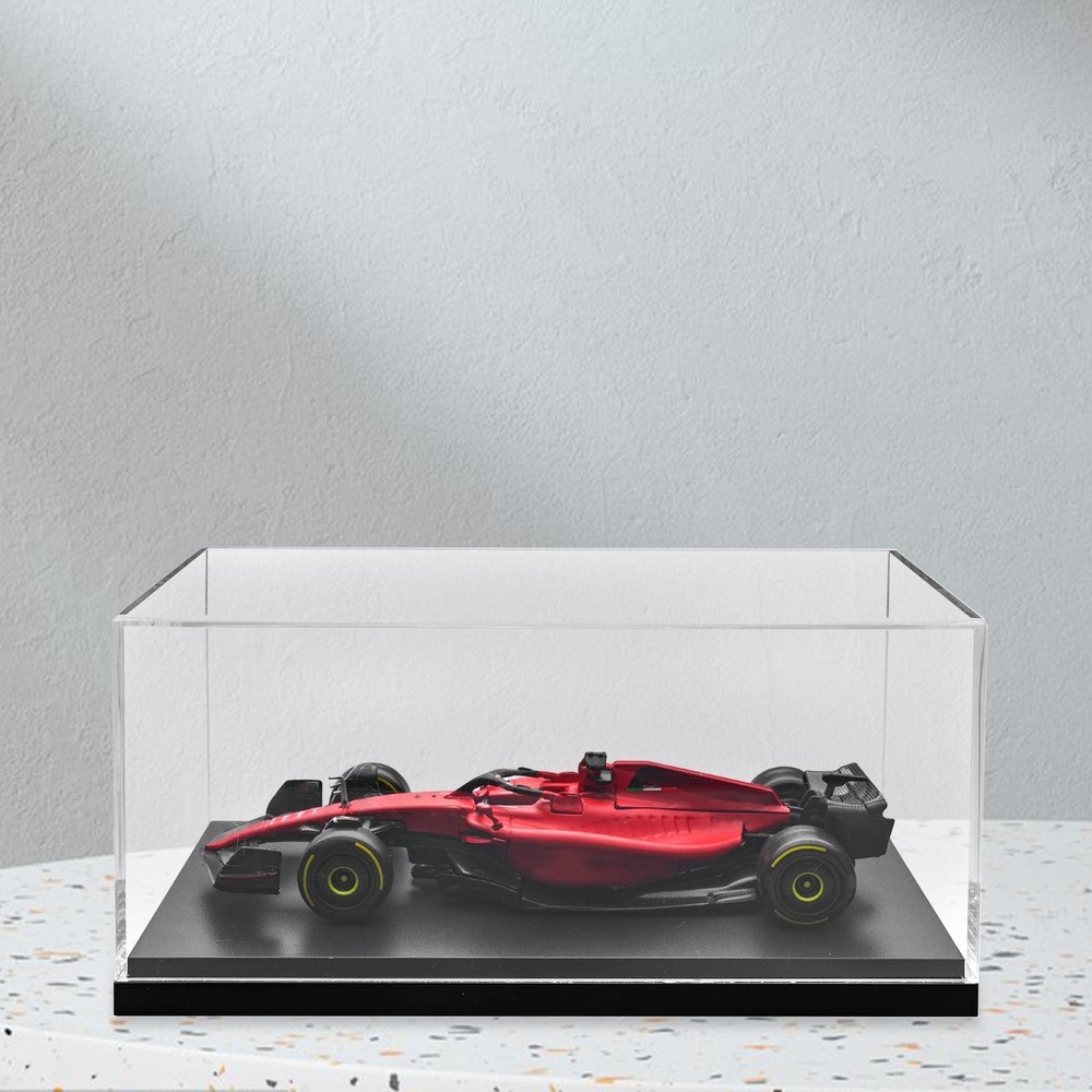 Acrylic Display Case Model Figure Display Case Storage Box with Base